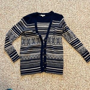 Madewell Merino wool cardigan navy small